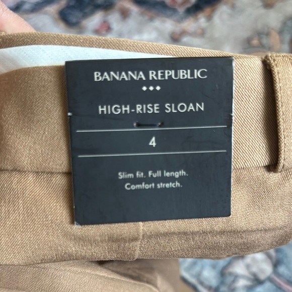 NWT : Banana Republic SLOAN HIGH-RISE FULL-LENGTH PANT - Picture 4 of 5